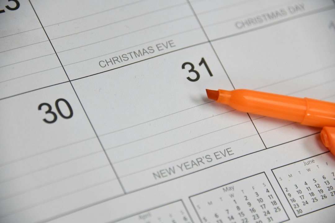 A marker circling a date on the calendar as the evidence phase deadline approaches